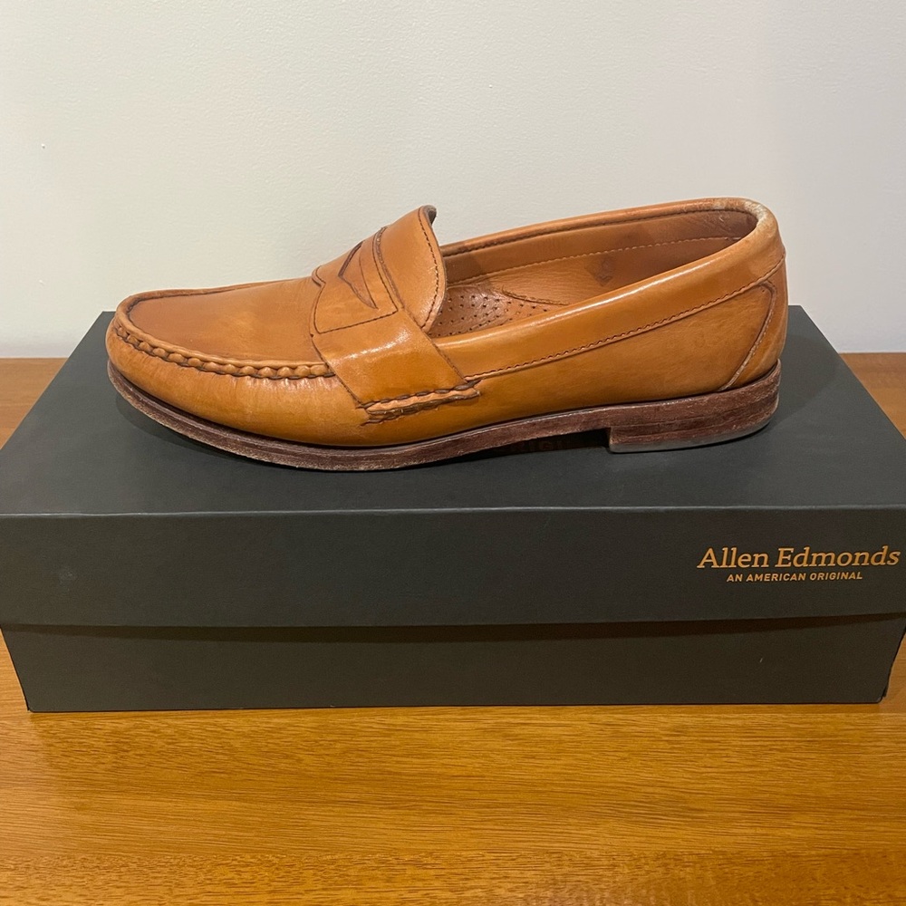 Allen Edmonds Cavanaugh Men's Walnut Loafers
